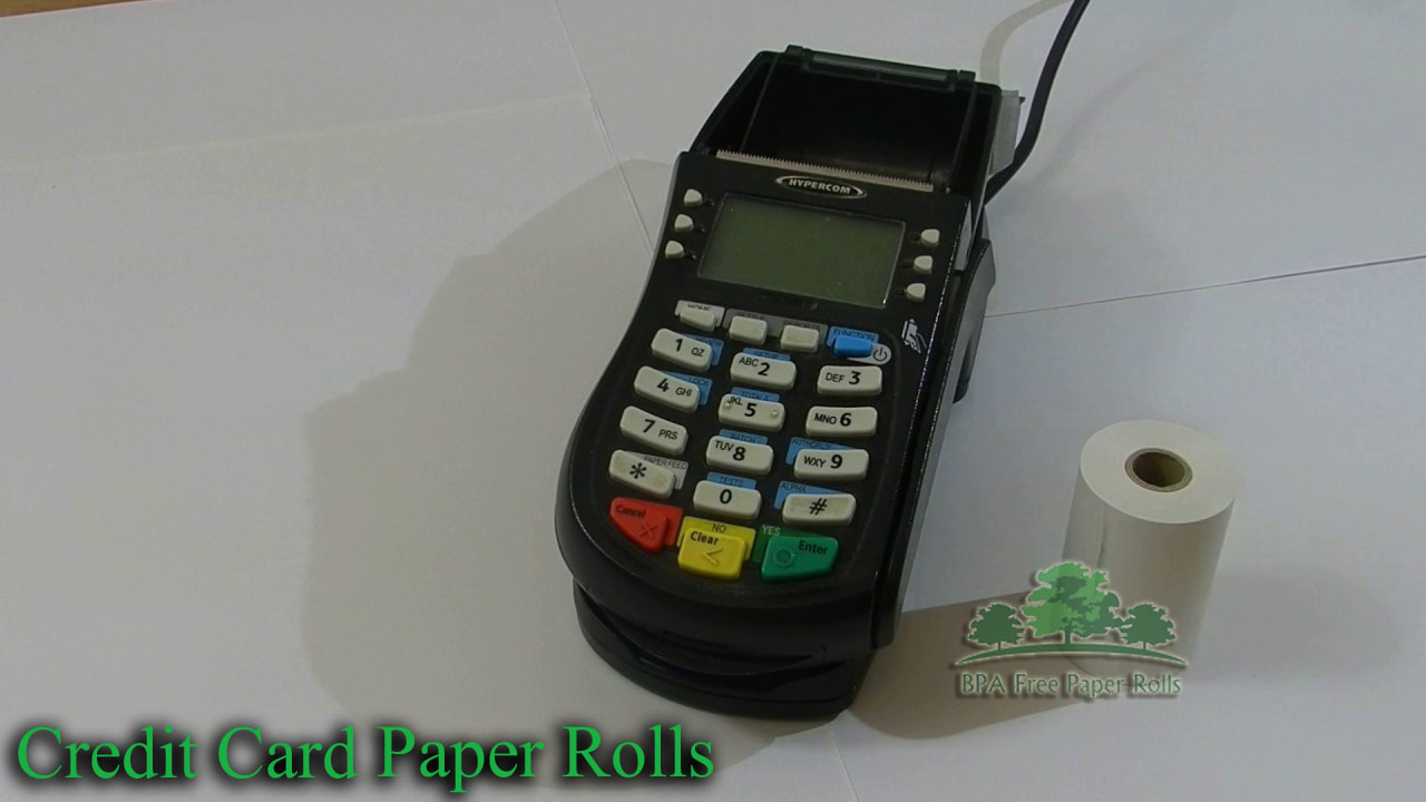 credit card paper rolls